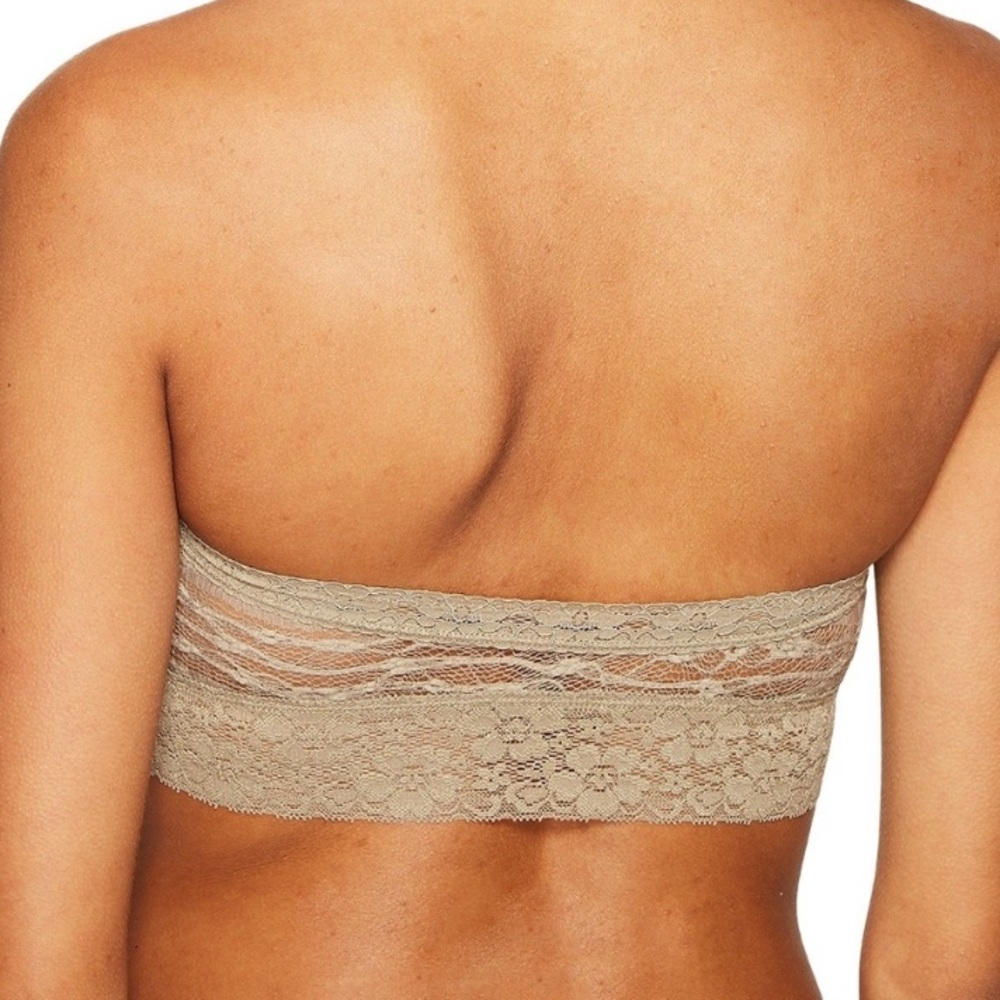 Free People Taupe Lace Bandeau Bralette! - Picture 3 of 6